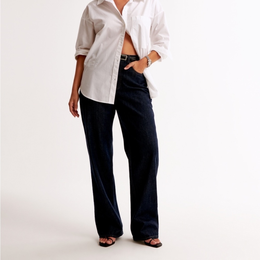 Abercrombie Curve Love High Rise Loose Jean